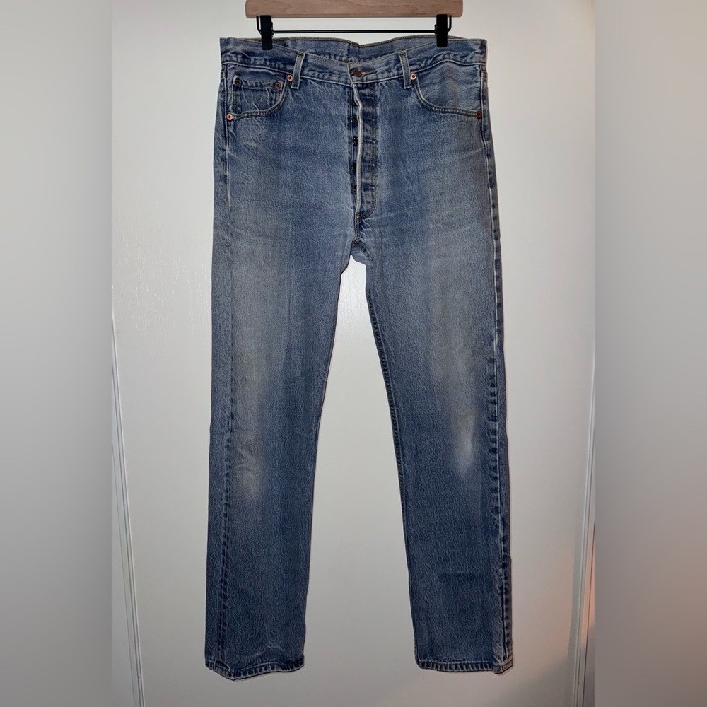 Vintage Levi's 501 XX Blue Jean Pant Men’s Size 36 Waist Made In 2005 Button Fly